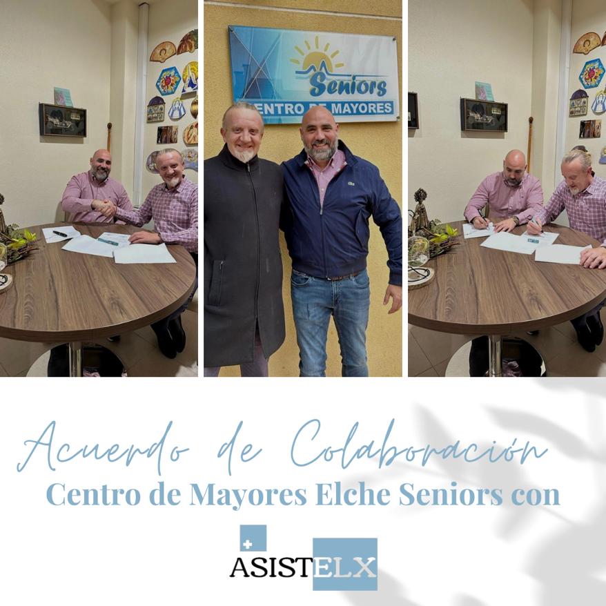 Acuerdo de colaboración con Centro de Mayores Elche Seniors